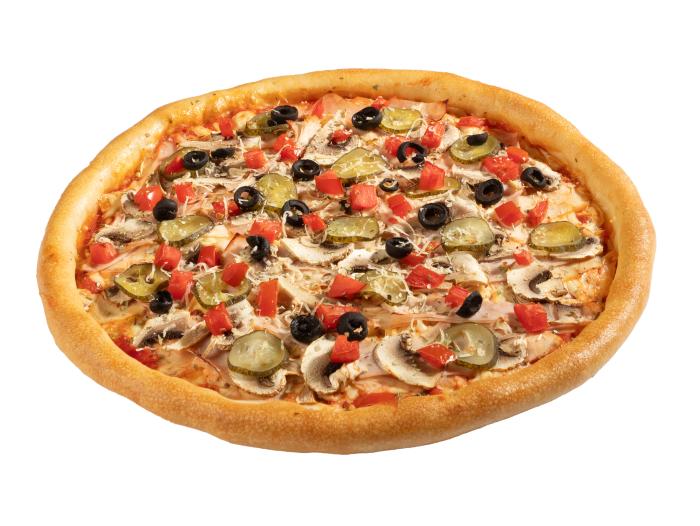 Пицца деревенская заказать по низкой цене в Москве с быстрой доставкой