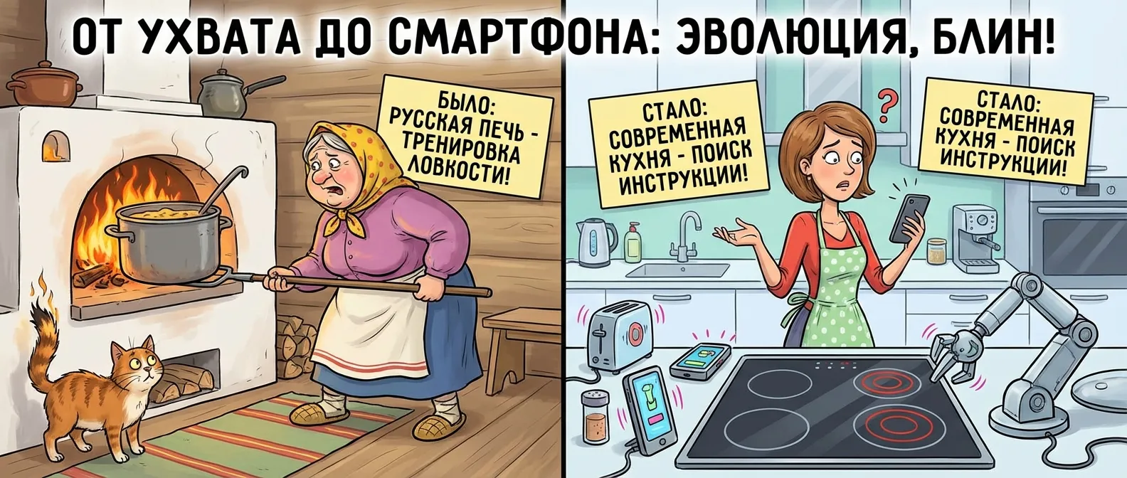 Блог магазина Перепечи - Изменения домашней кухни сквозь времена Блог магазина Перепечи - Изменения домашней кухни сквозь времена