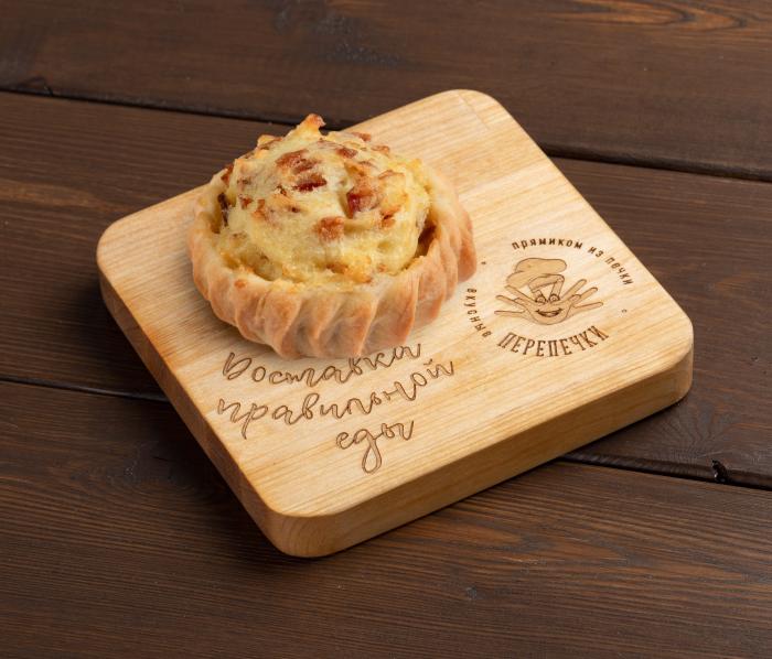 Перепечи по низкой цене с картофелем и беконом купить в Москве