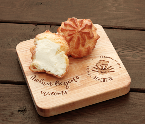 Профитроли с творожным кремом